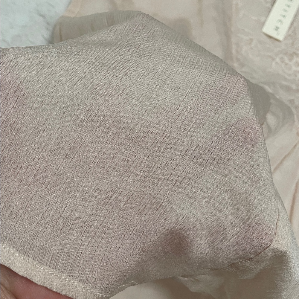 Love Stitch Soft Pink Lace Blouse - Picture 4 of 8